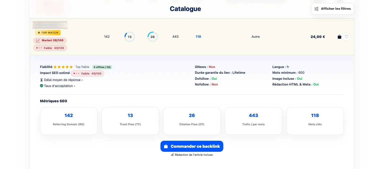 Critères pour sélectionner des backlinks de qualité en netlinking