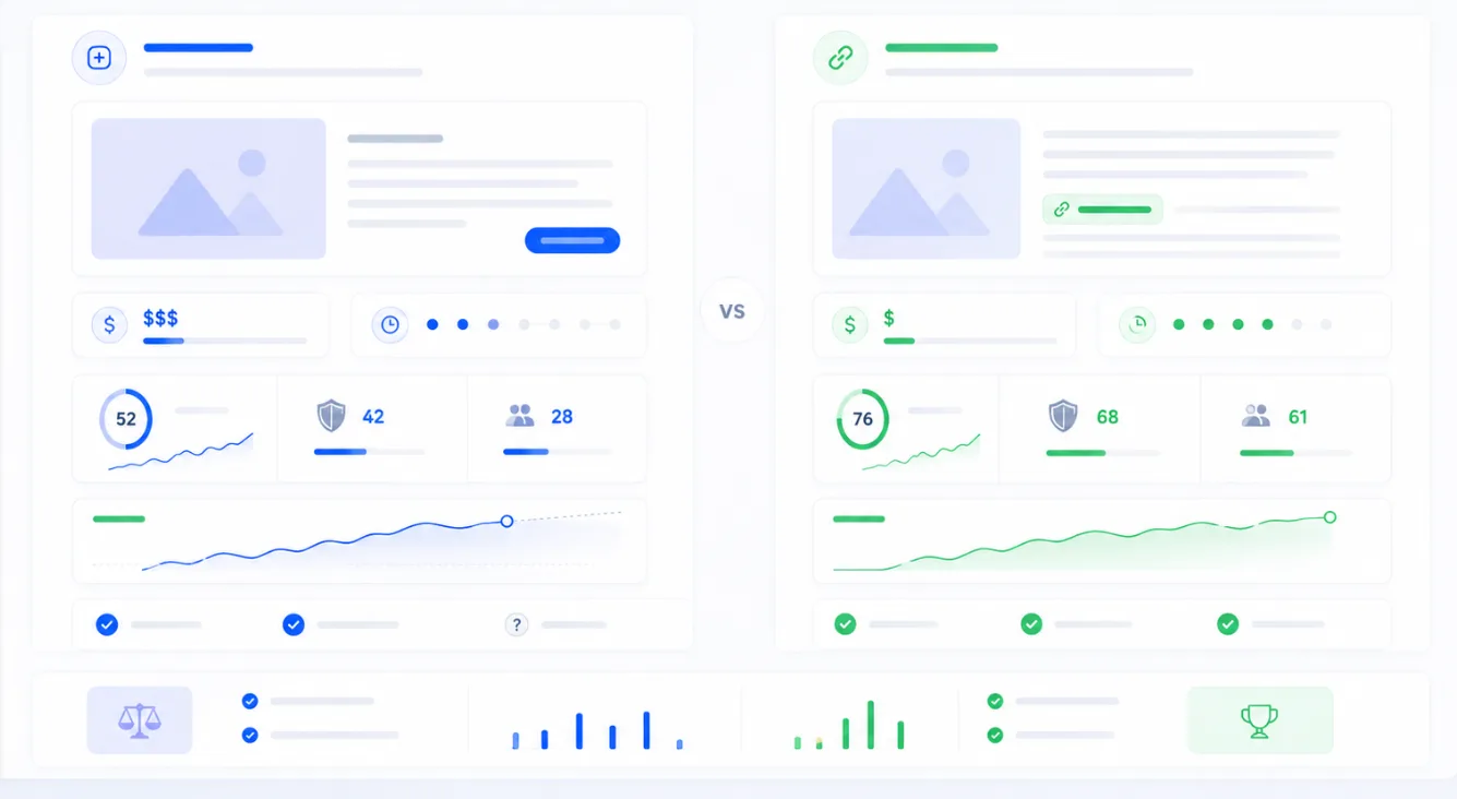 Comparaison entre nouvel article et insertion dans un article existant pour un backlink